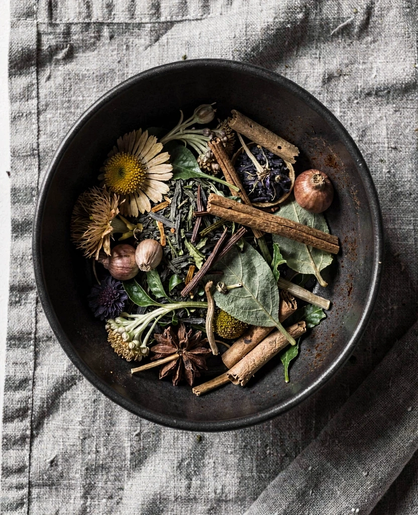 Artistic botanical arrangement